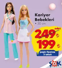 OYUNCAK BARBİE KARİYER BEBEKLERİ indirimli fiyat OYUNCAK BARBİE KARİYER BEBEKLERİ fiyat ve kampanya bilgisi